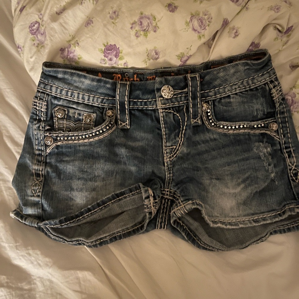 Y2K Rock Revival denim 25 Shorts